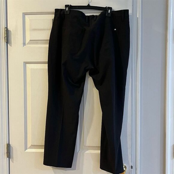 Travis Mathew Men's Black Dress Pants Size 38 Flat Front Casual - Picture 8 of 8